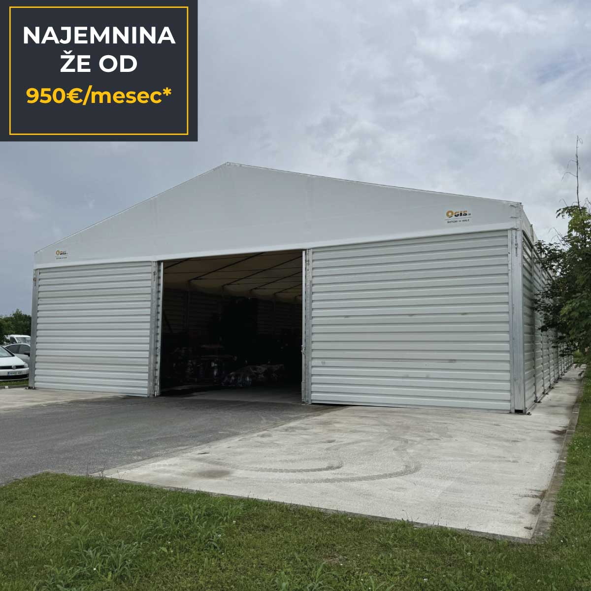 RENT 15 x 30 m / 4.40 m